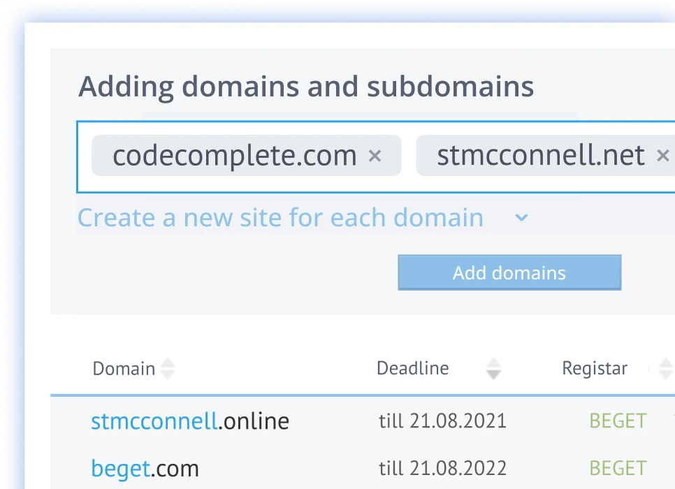 Domain management, and much more besides
