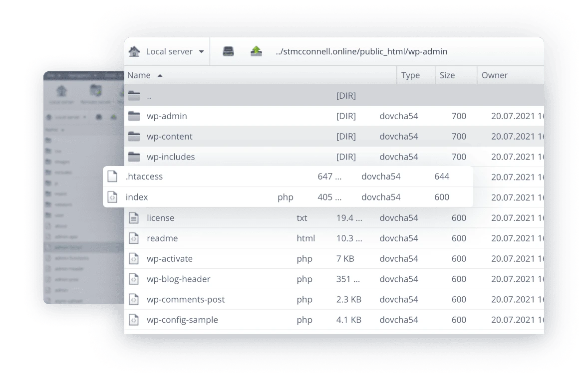 Dual pane<br /> interface
