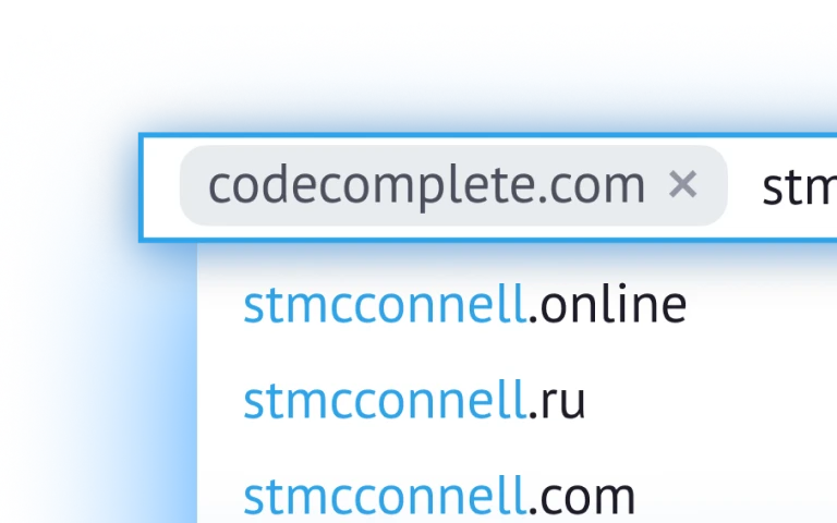 Удобное управление доменами