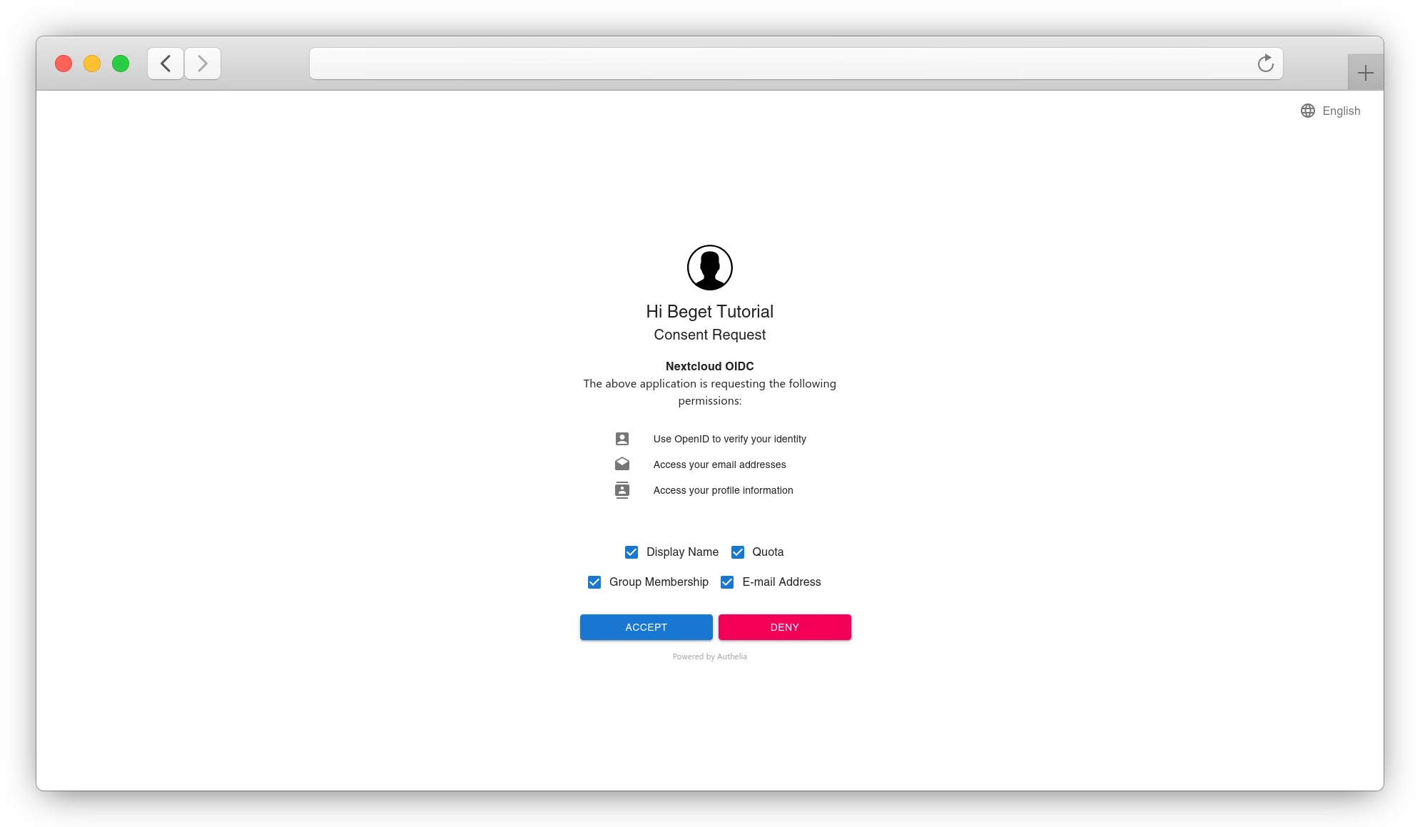 nextcloud разрешения