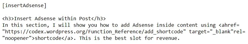в текстовом редакторе