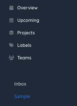 список проектов