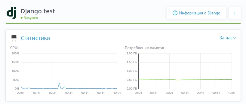 Установка django