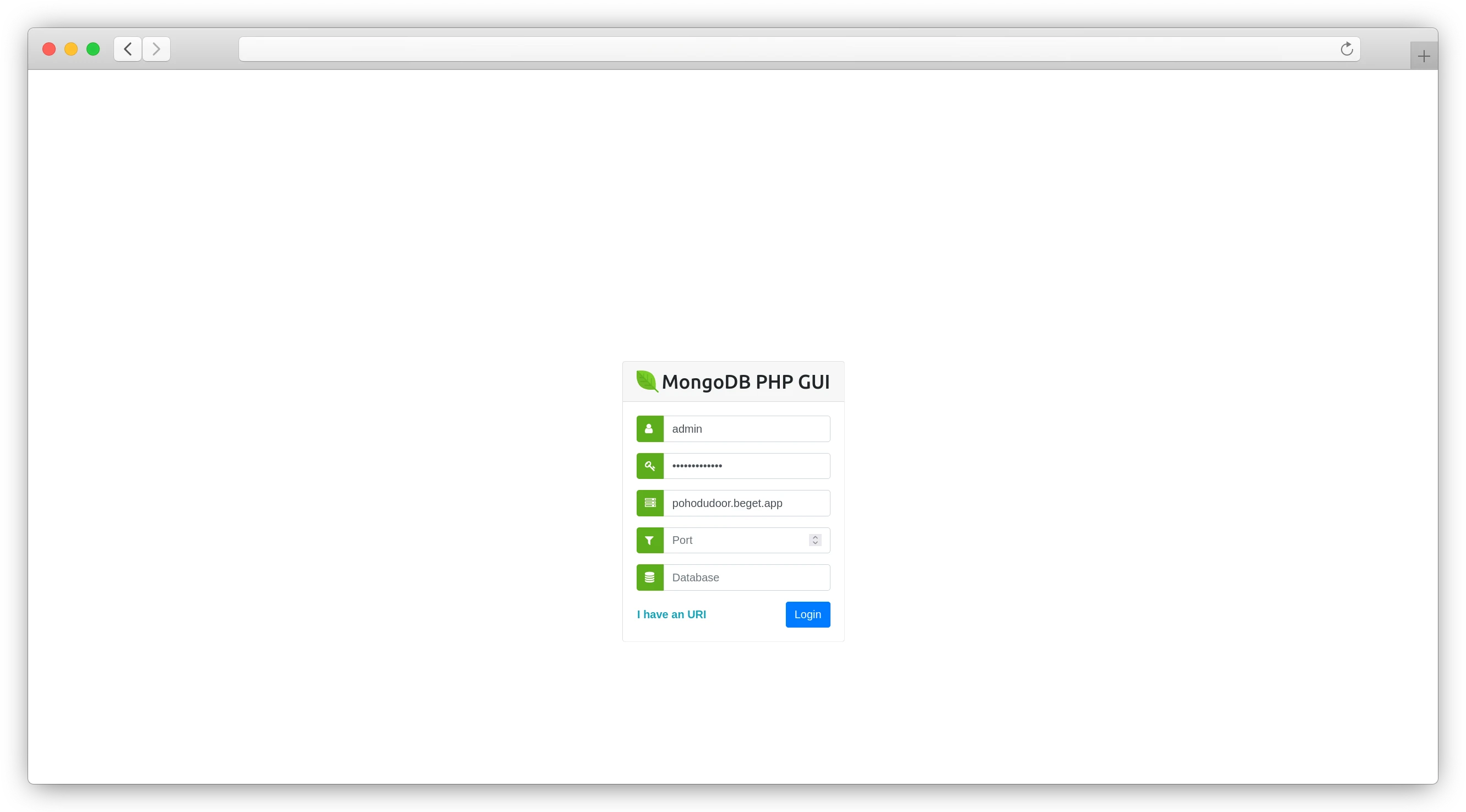 MongoDB PHP GUI