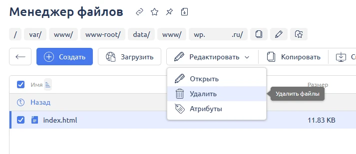 менеджер файлов
