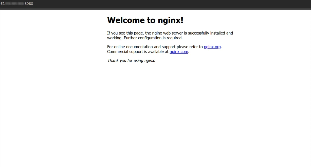 nginx, podman