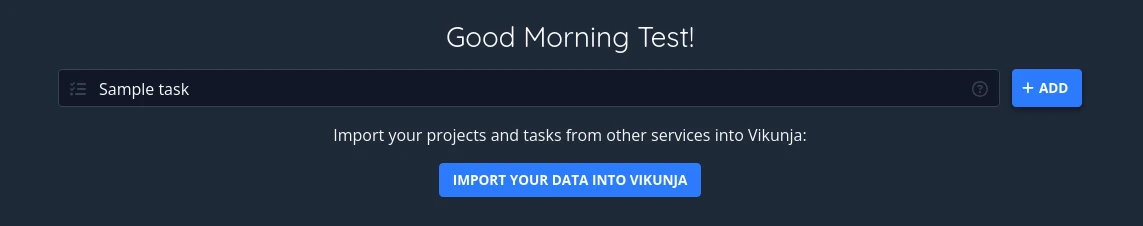 добавление задачи