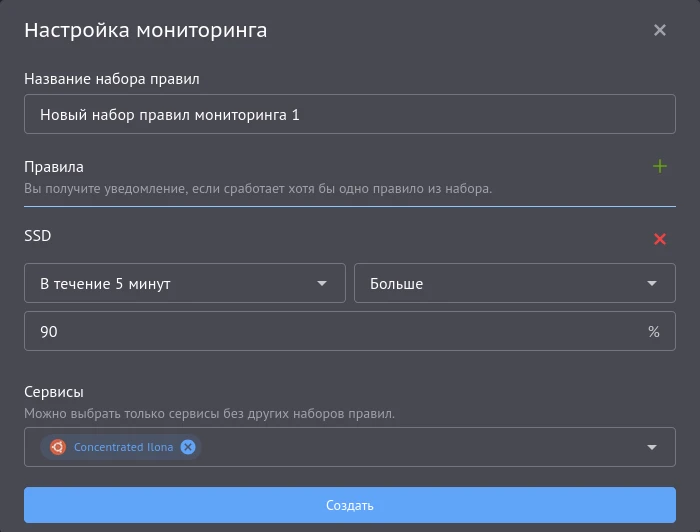 Мониторинг сервера